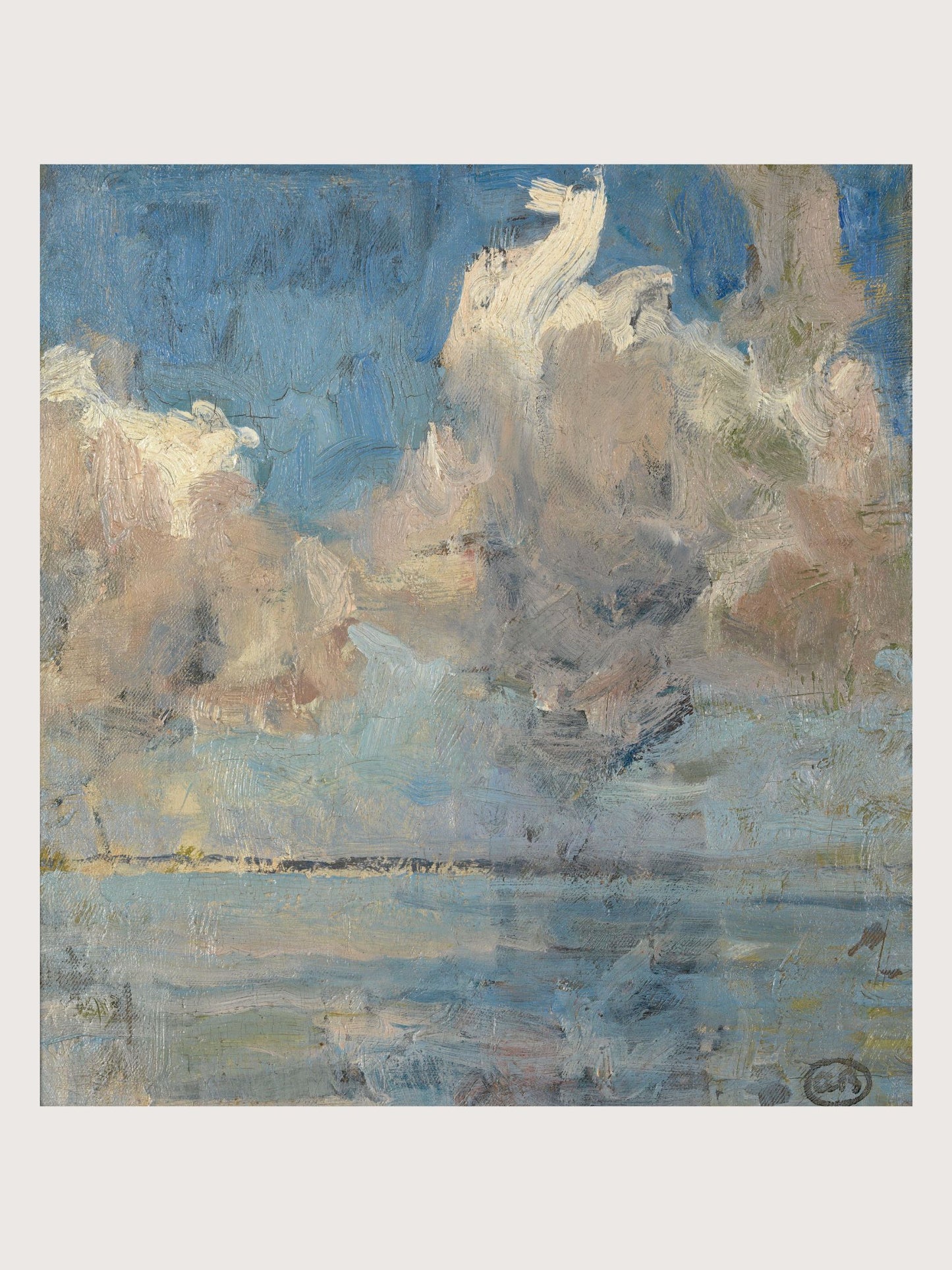 CLOUDS OVER A SEA