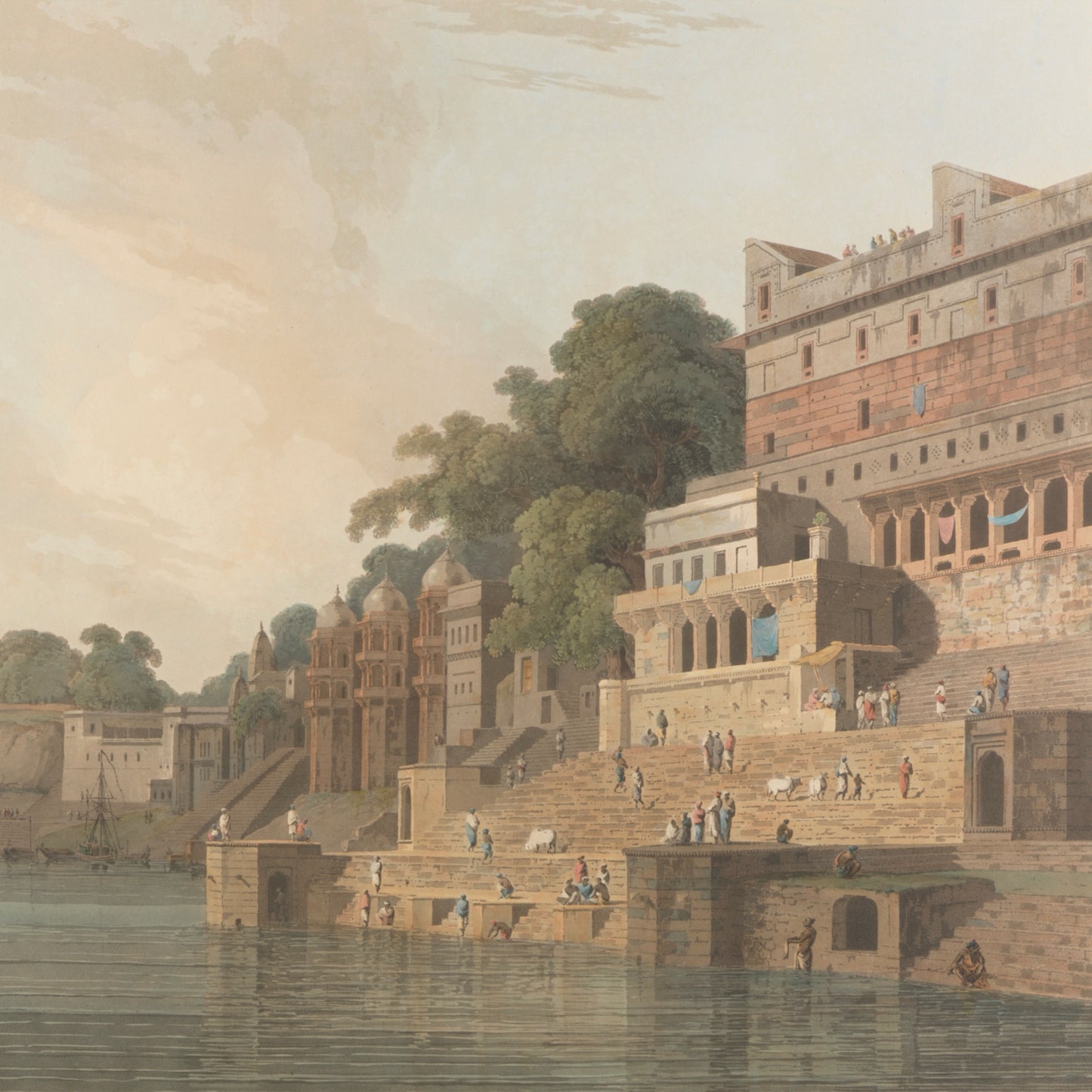 BY THE GANGES - BENARAS