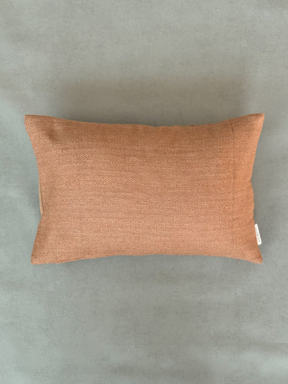 WILLOW CUSHION in BROWN - cotton cushion cover - ALTROVE