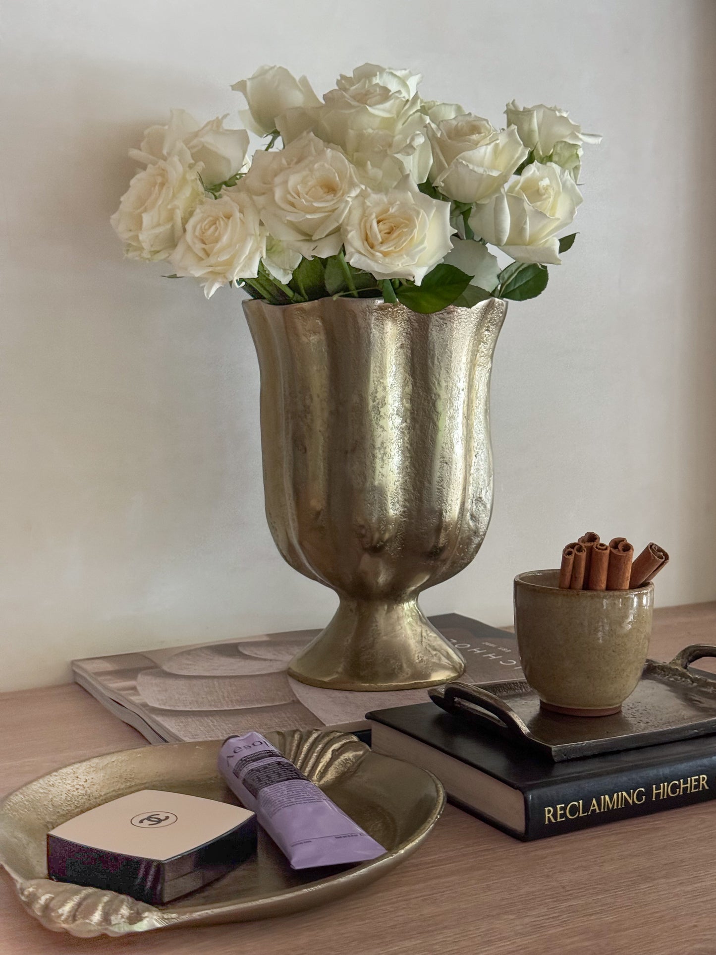 VERA SILVER FINISH VASE