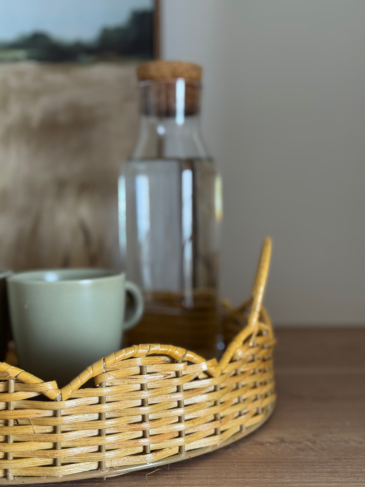 AURUM RATTAN TRAY