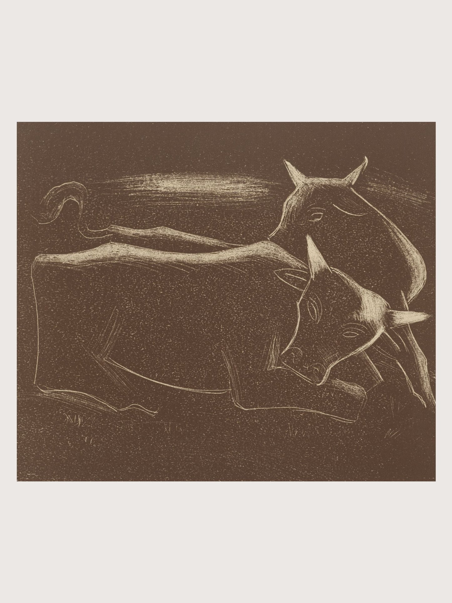 PAIR OF COWS