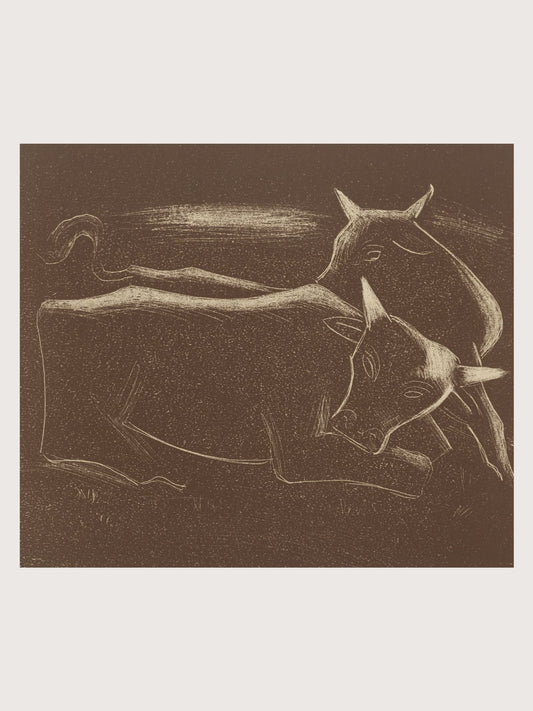 PAIR OF COWS