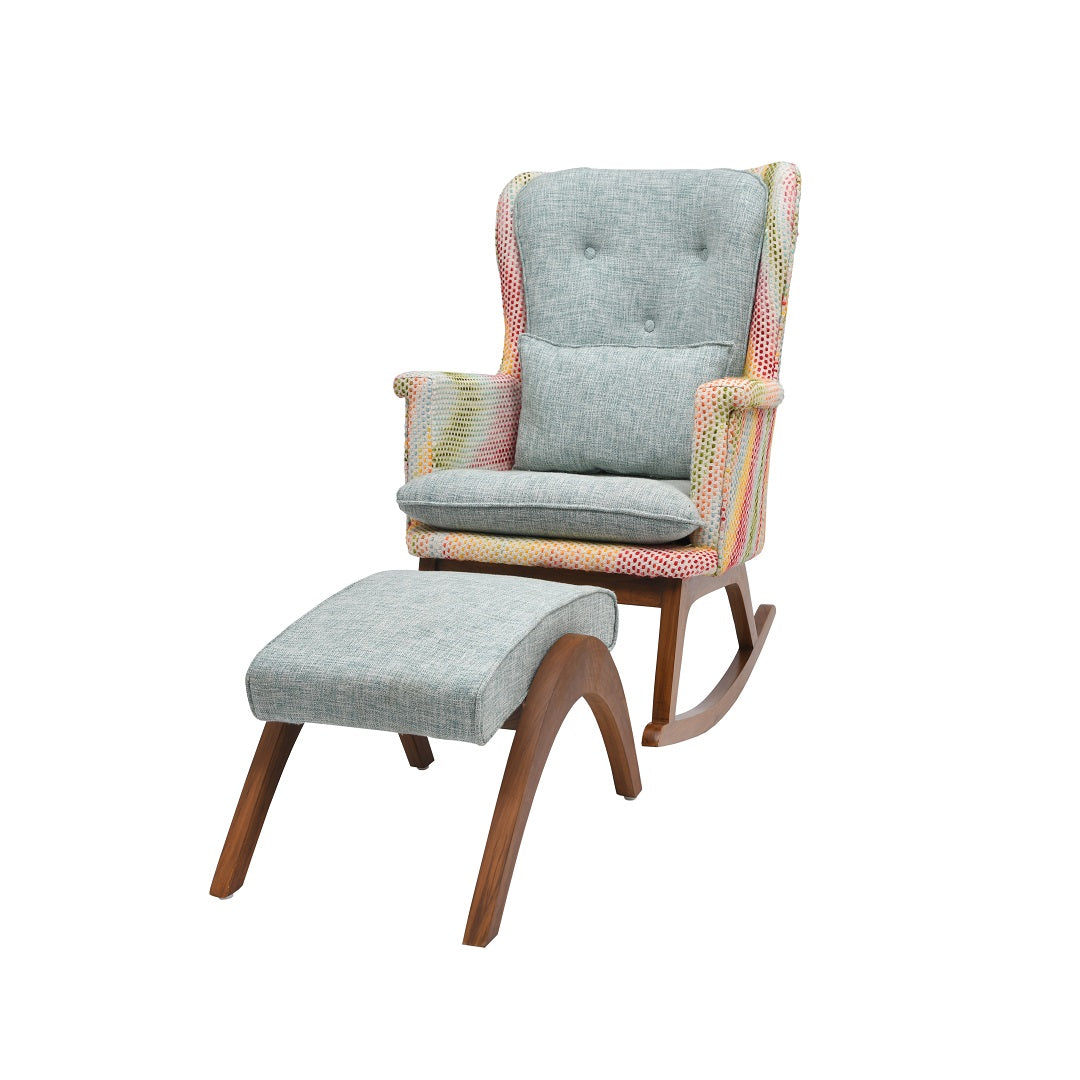 Samdrup Teak Wood Rocking Chair