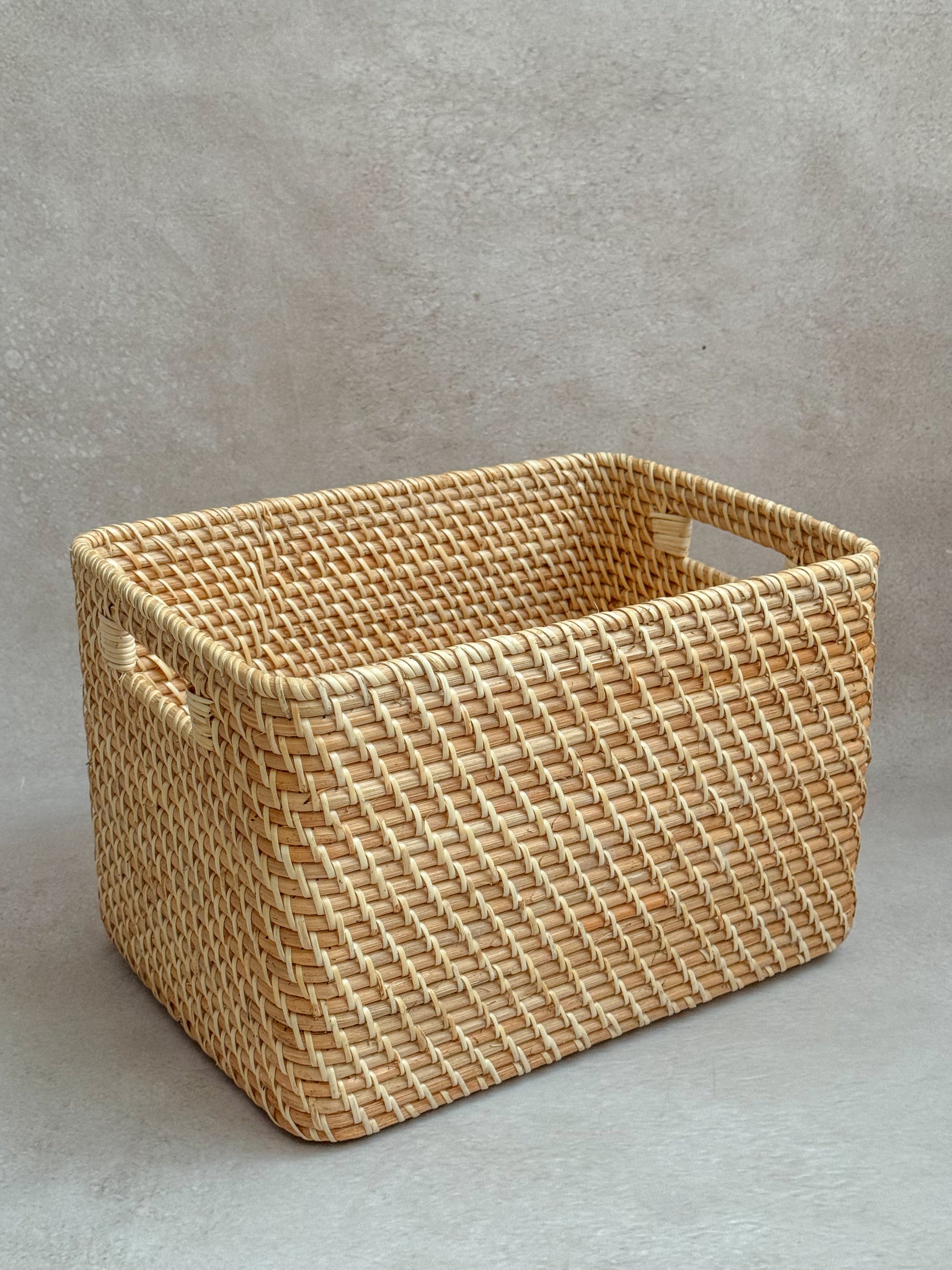 Rattan Storage Box Beige