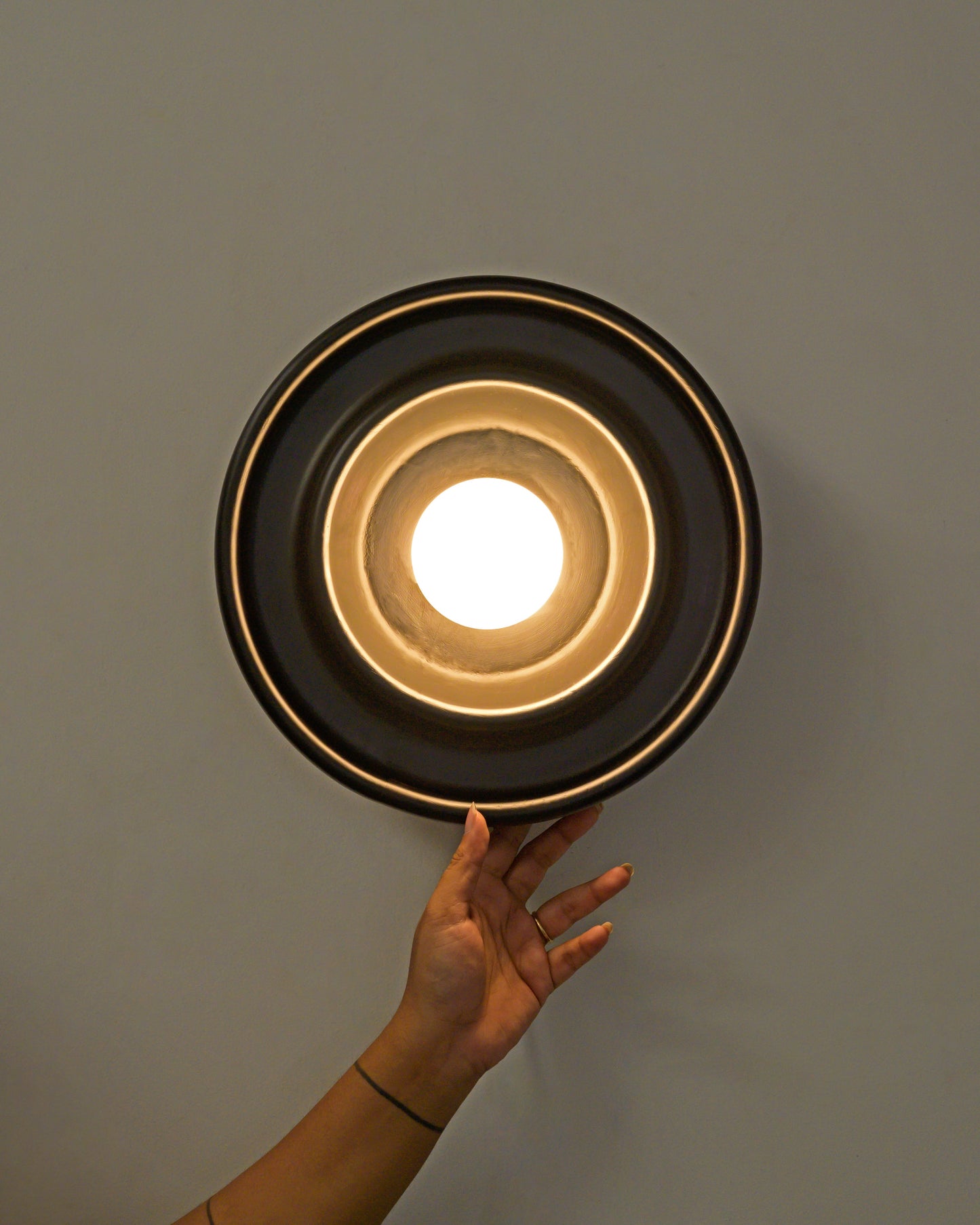 Discus Wall Light - Black