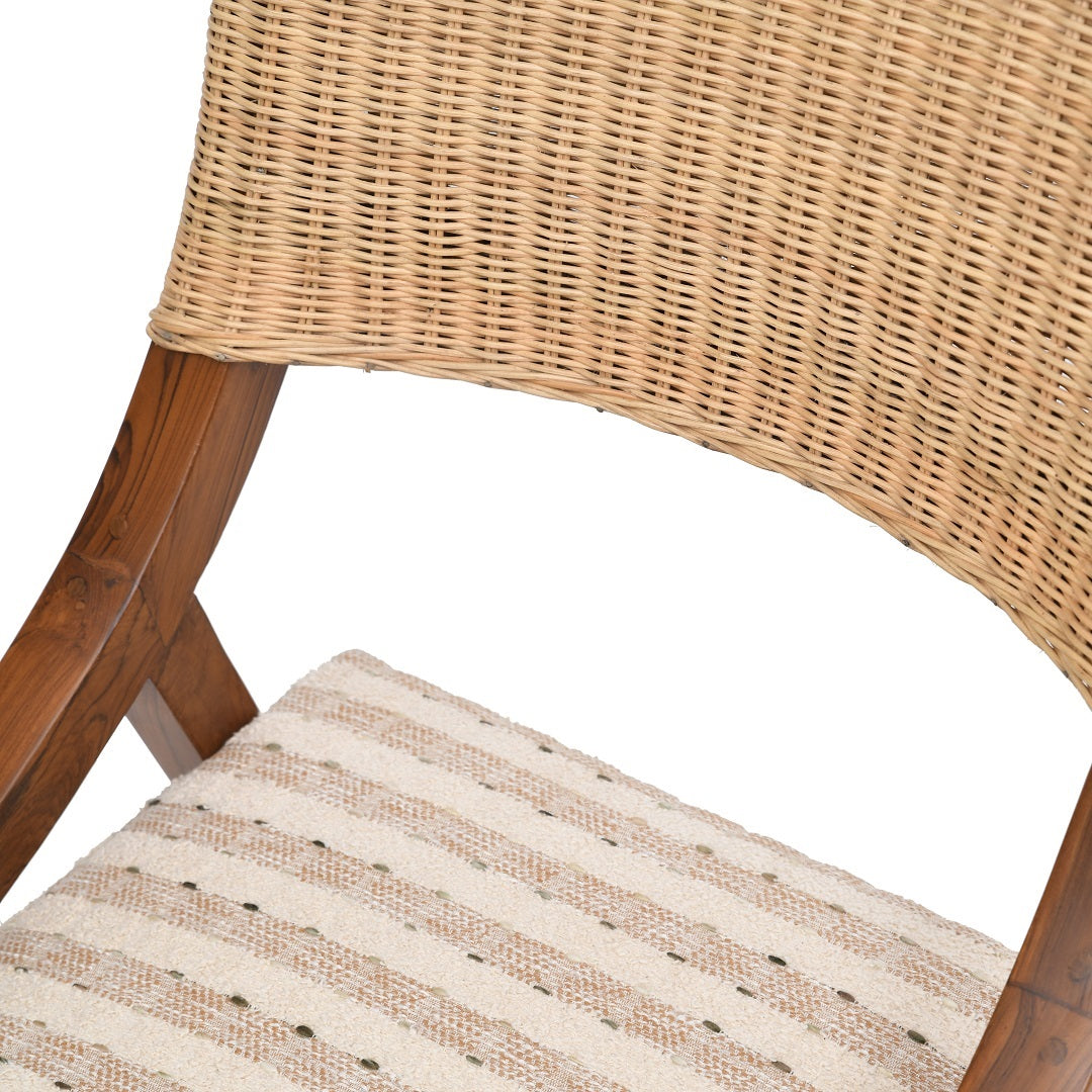 Mongar Cane Teak Wood Chair