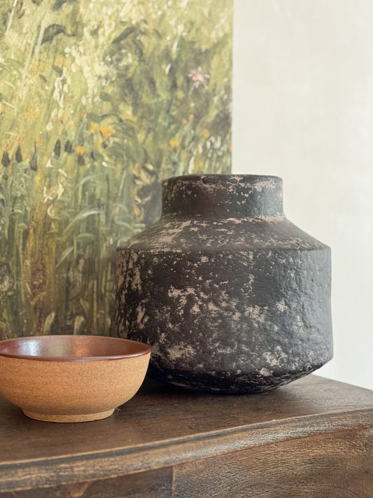TIA COTTON MACHE VASE