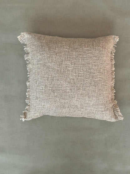 EIVIE CUSHION in GREY - cotton cushion cover - ALTROVE