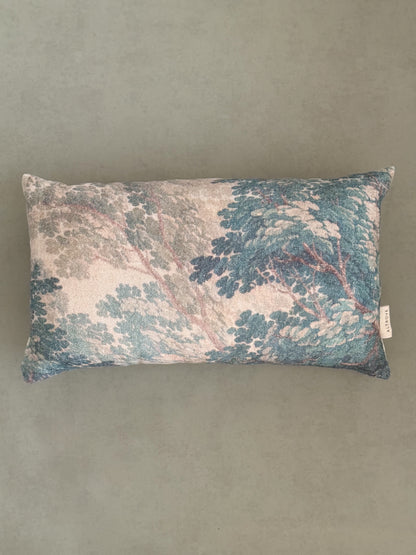 IVY CUSHION in GREEN - chenille cushion cover - ALTROVE