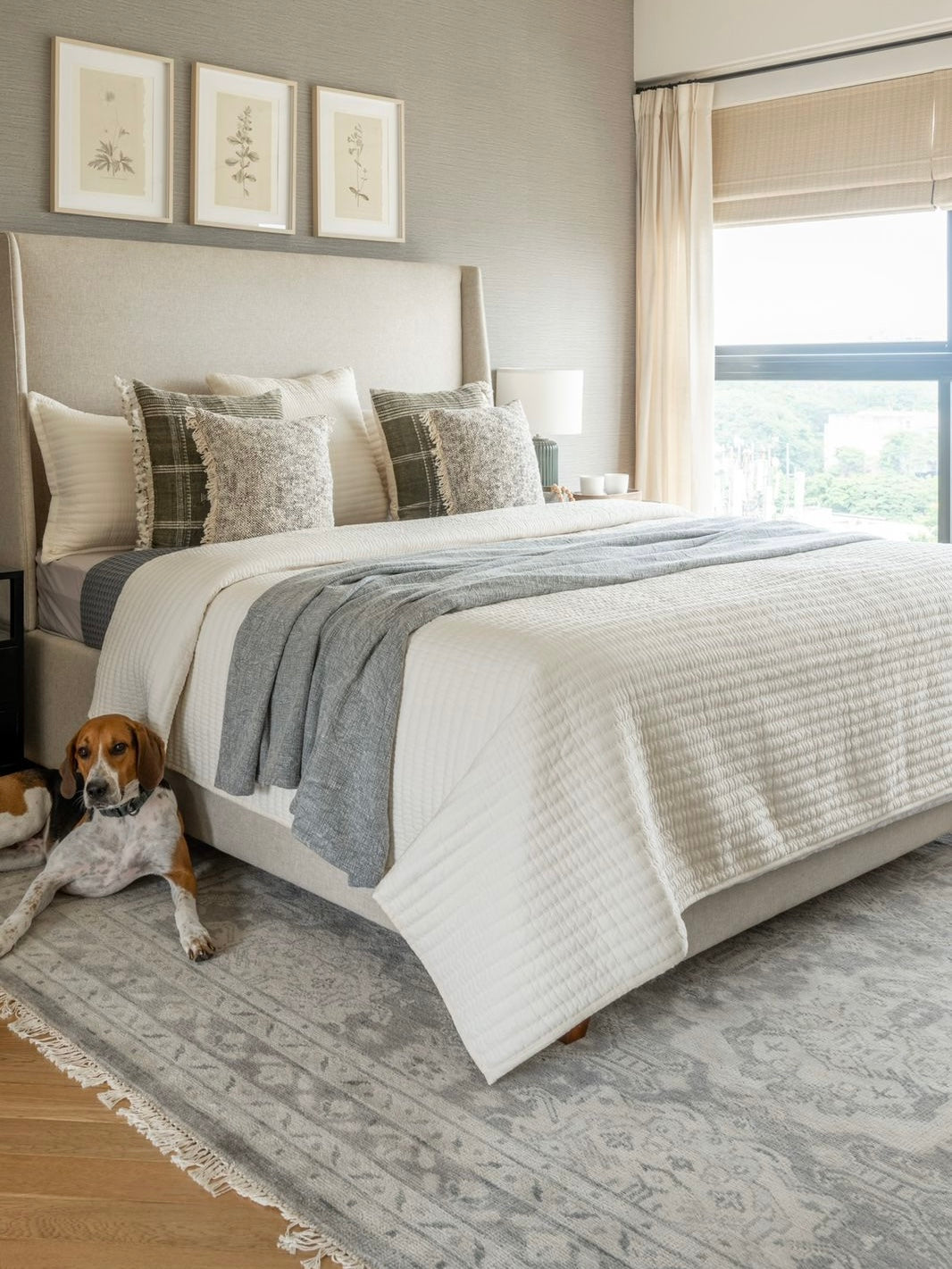 CARRIE LIGHT QUILTED BEDDING