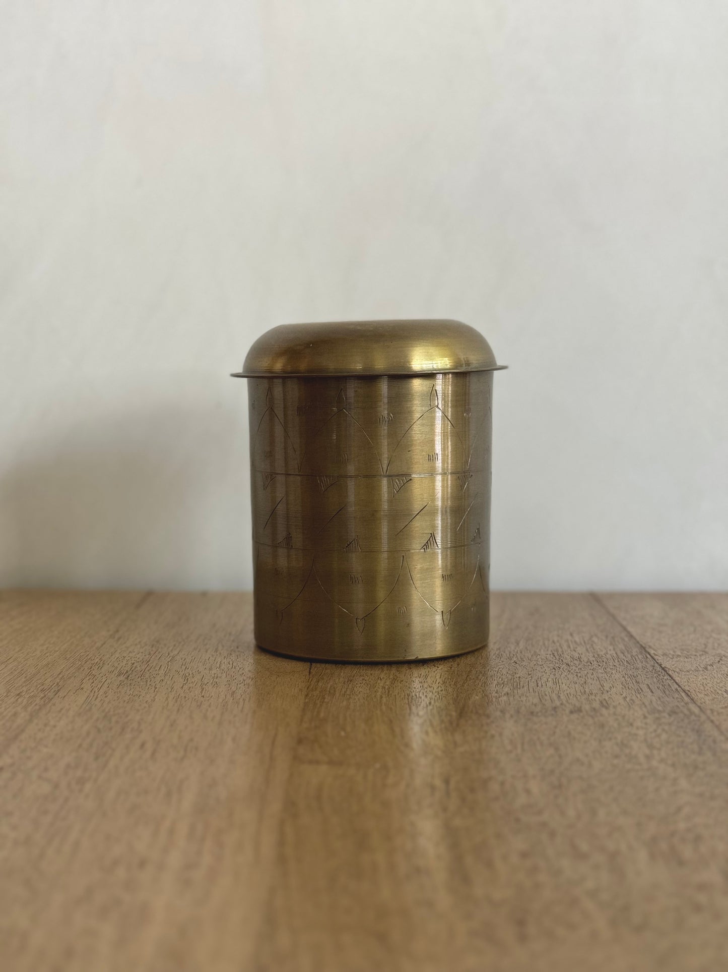 DECORATIVE BRASS JARS