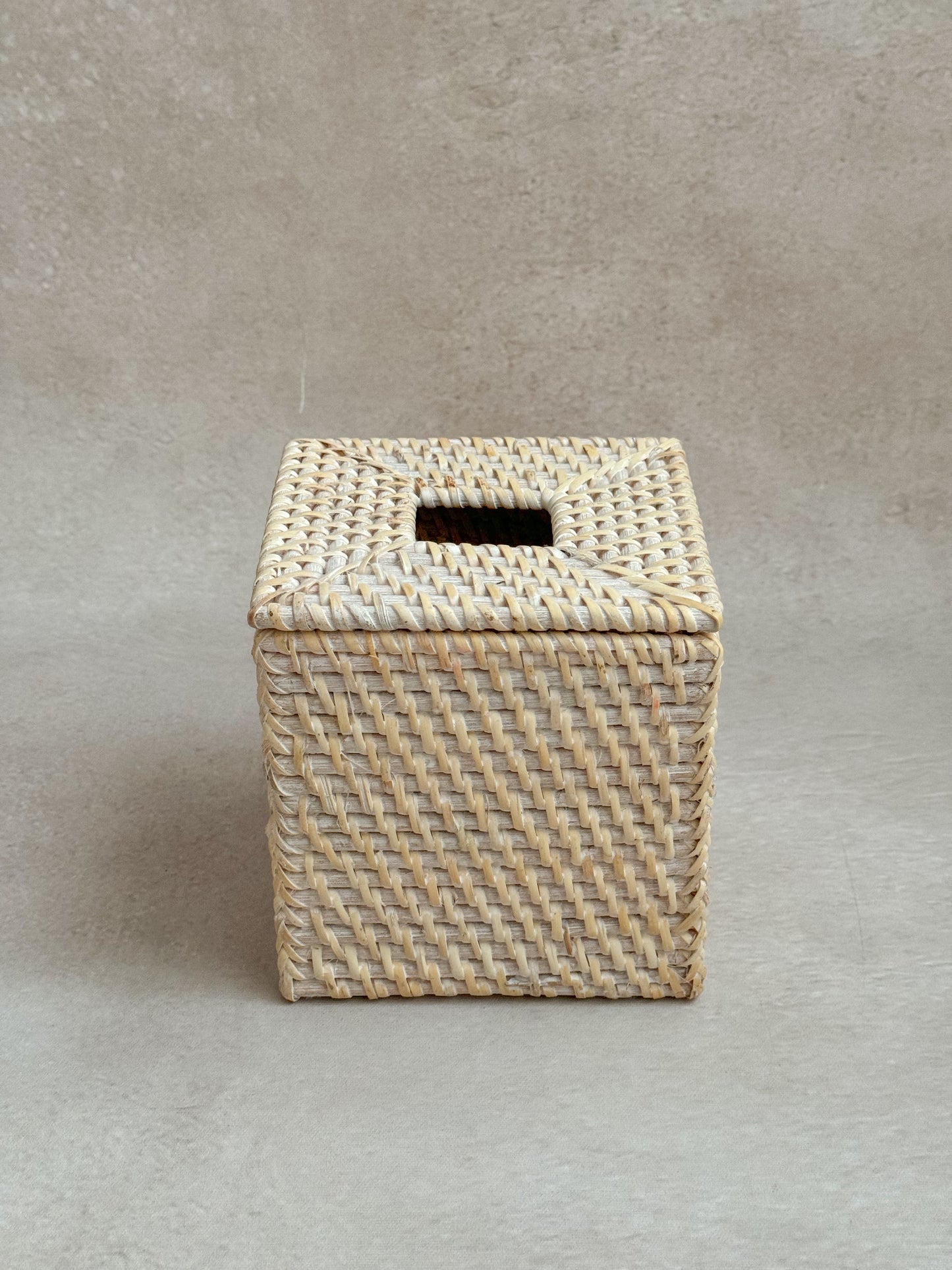 Rattan Cane Tissue Box