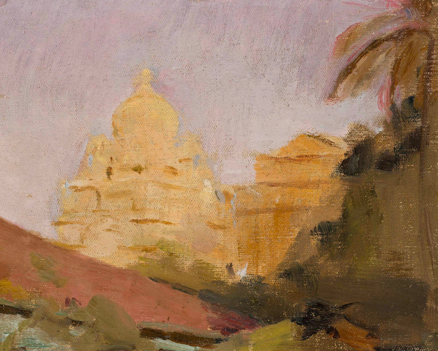 OIL PAINTING TEMPLE ART