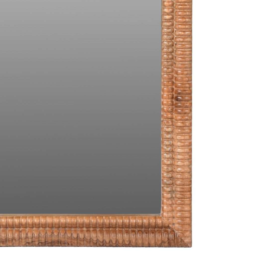 Arable Teak Wood Wall Mirror