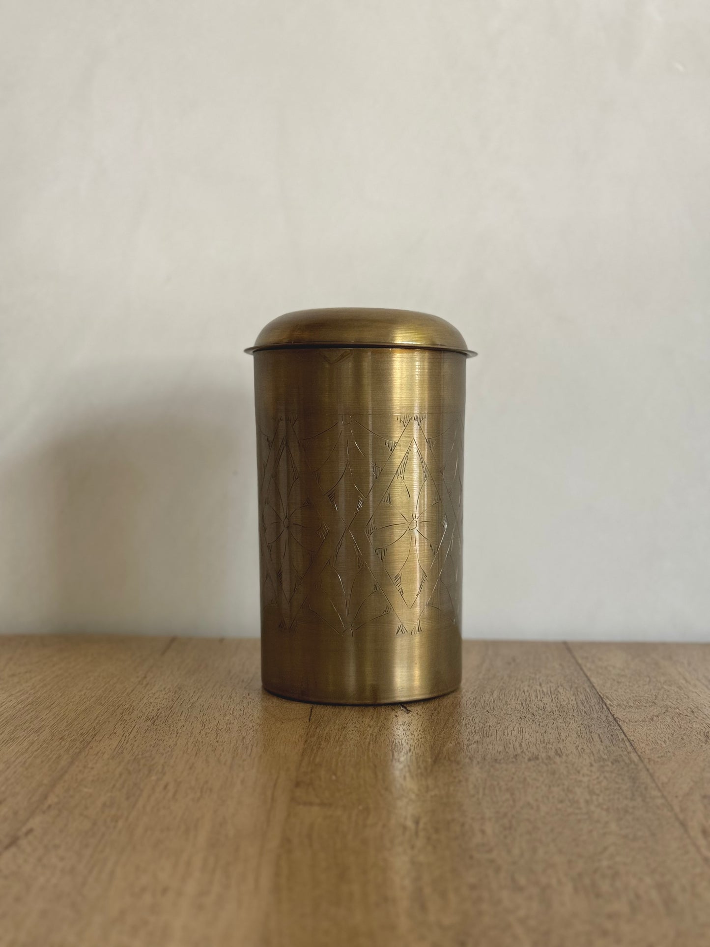 DECORATIVE BRASS JARS