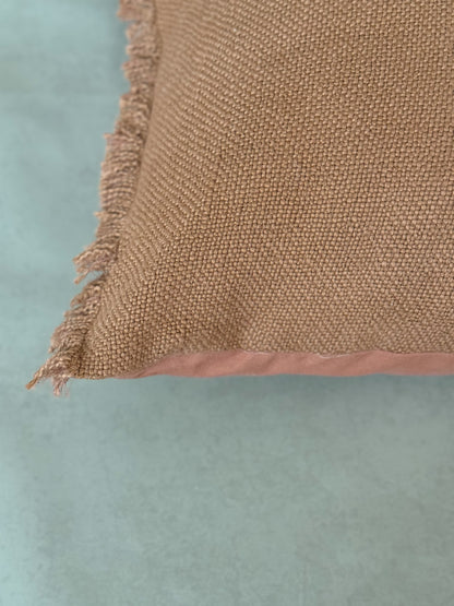 EIVIE CUSHION in BROWN - details - ALTROVE
