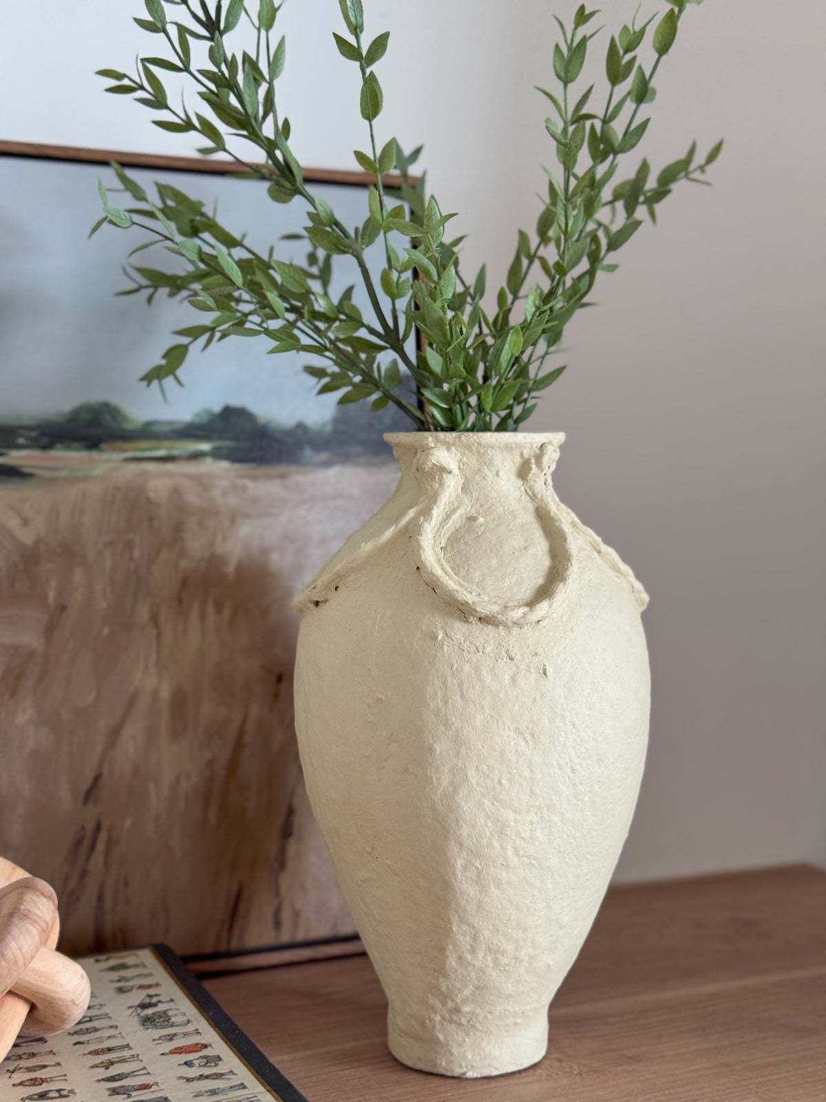 KIA COTTON MACHE VASE