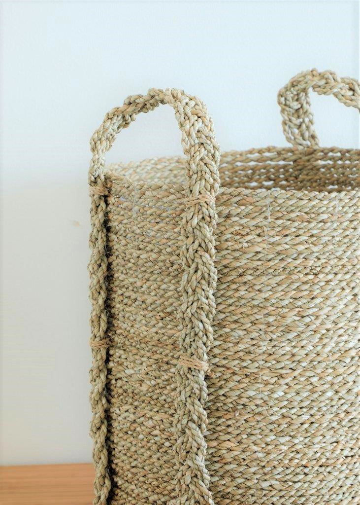 BRAIDED BASKET NATURAL