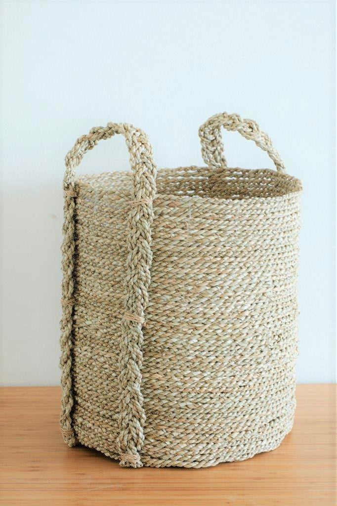 BRAIDED BASKET NATURAL