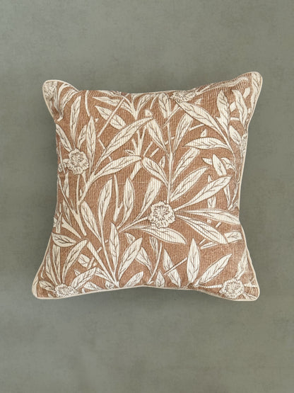 SAVANNA CUSHION in BROWN- corduroy cushion cover - ALTROVE