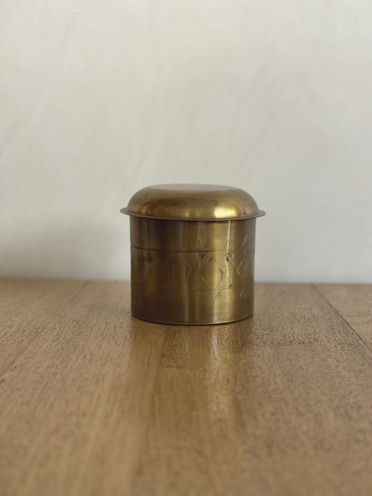 DECORATIVE BRASS JARS