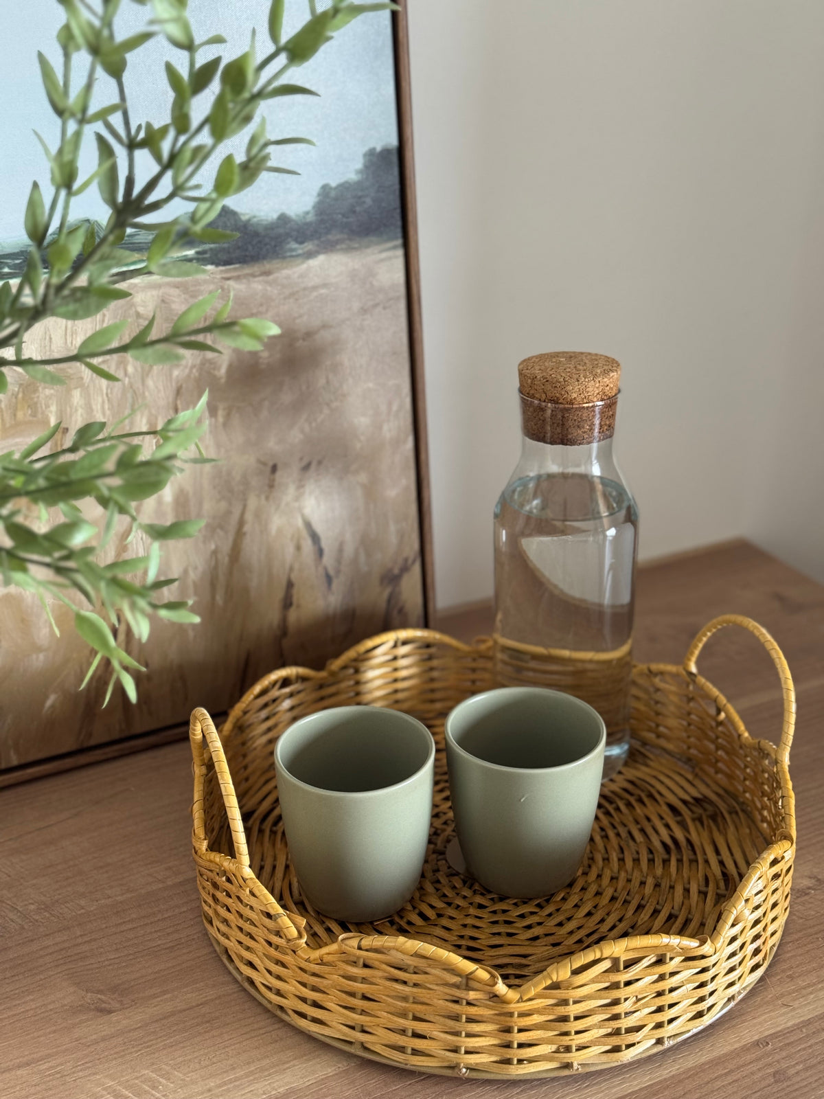 AURUM RATTAN TRAY
