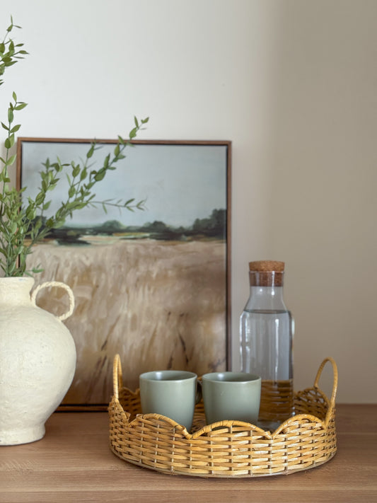 AURUM RATTAN TRAY