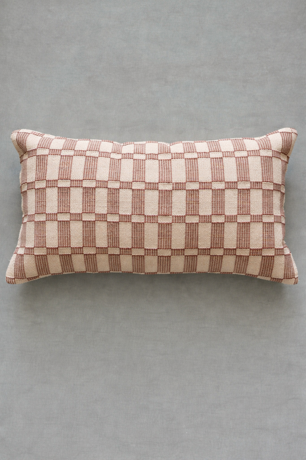 EZRA CUSHION II in BROWN - cotton cushion cover - ALTROVE