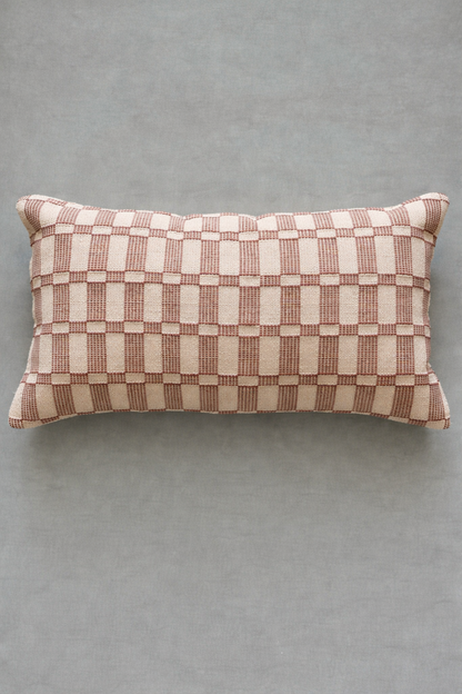 EZRA CUSHION II in BROWN - cotton cushion cover - ALTROVE