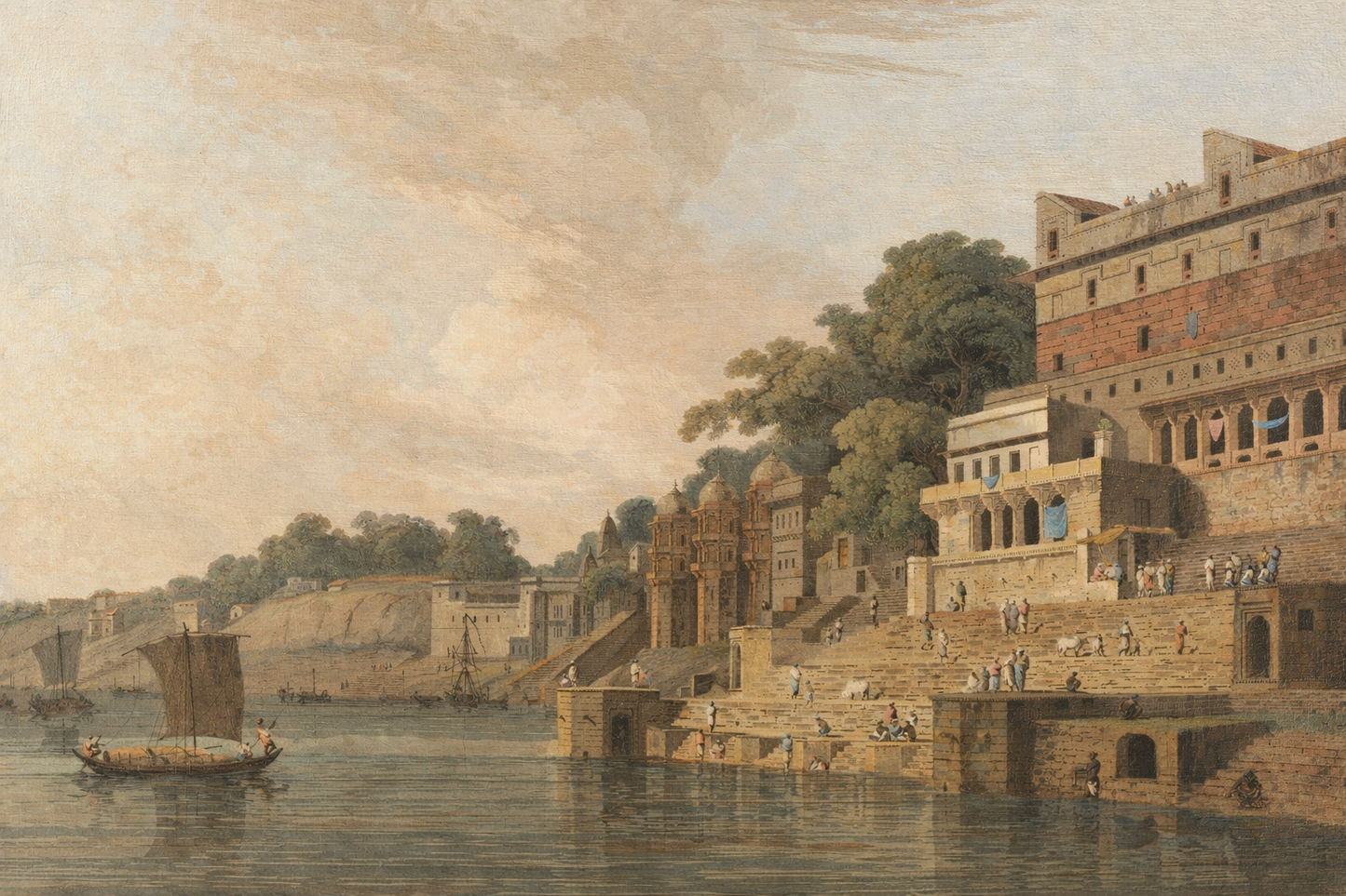 BY THE GANGES - BENARAS