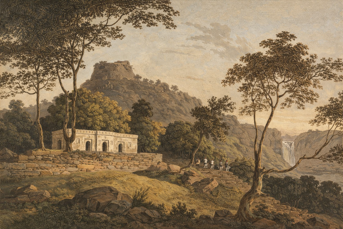 THE PRINCIPAL ROAD UP TO ROTAS GHAR