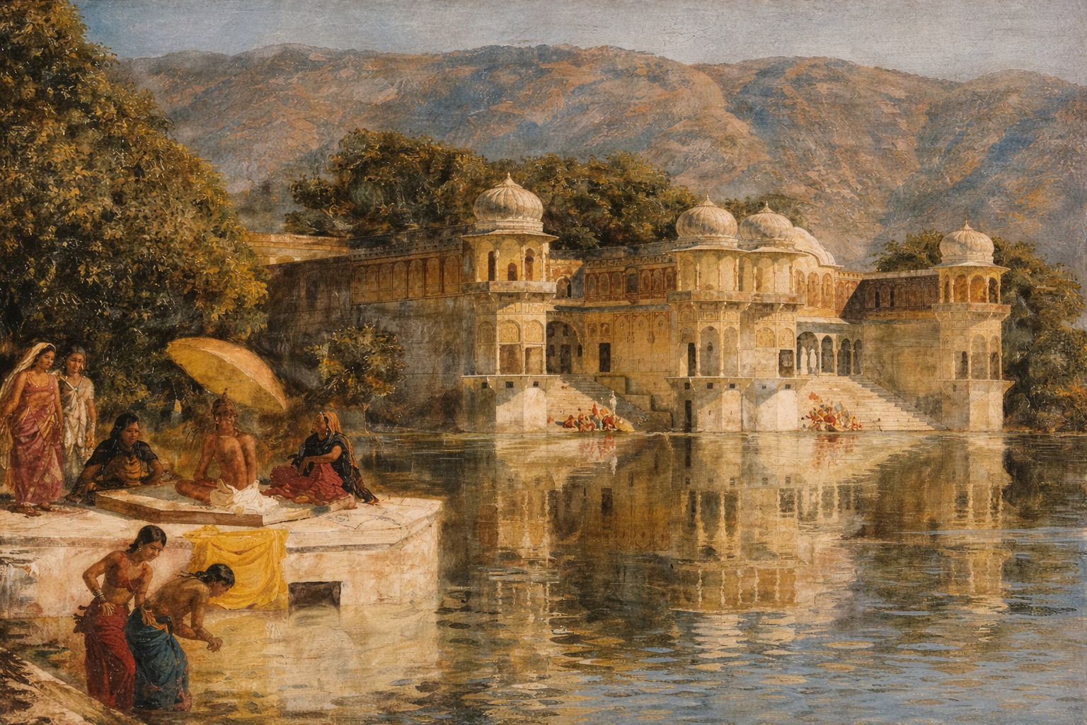 BY THE RIVER-vintage wall art - ALTROVE