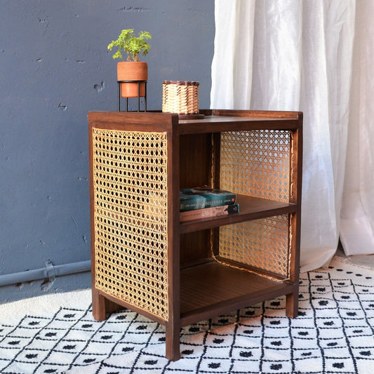 Asbury Cane Side Table