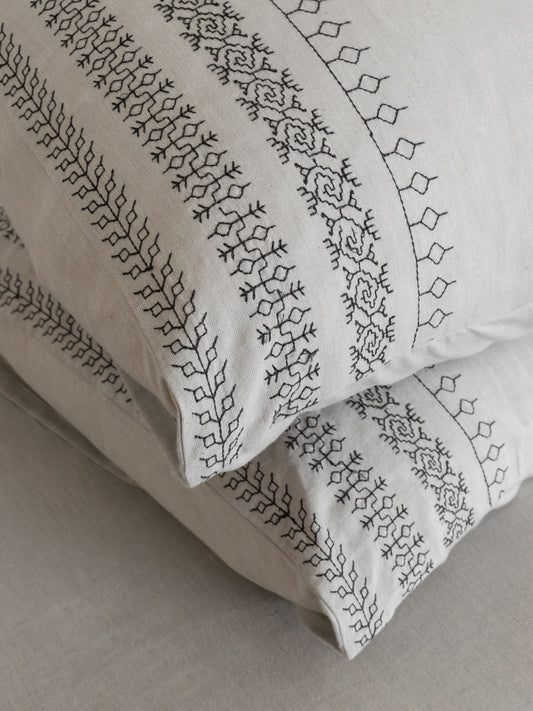 NAOMI EMBROIDERED SOLID BEDSHEET