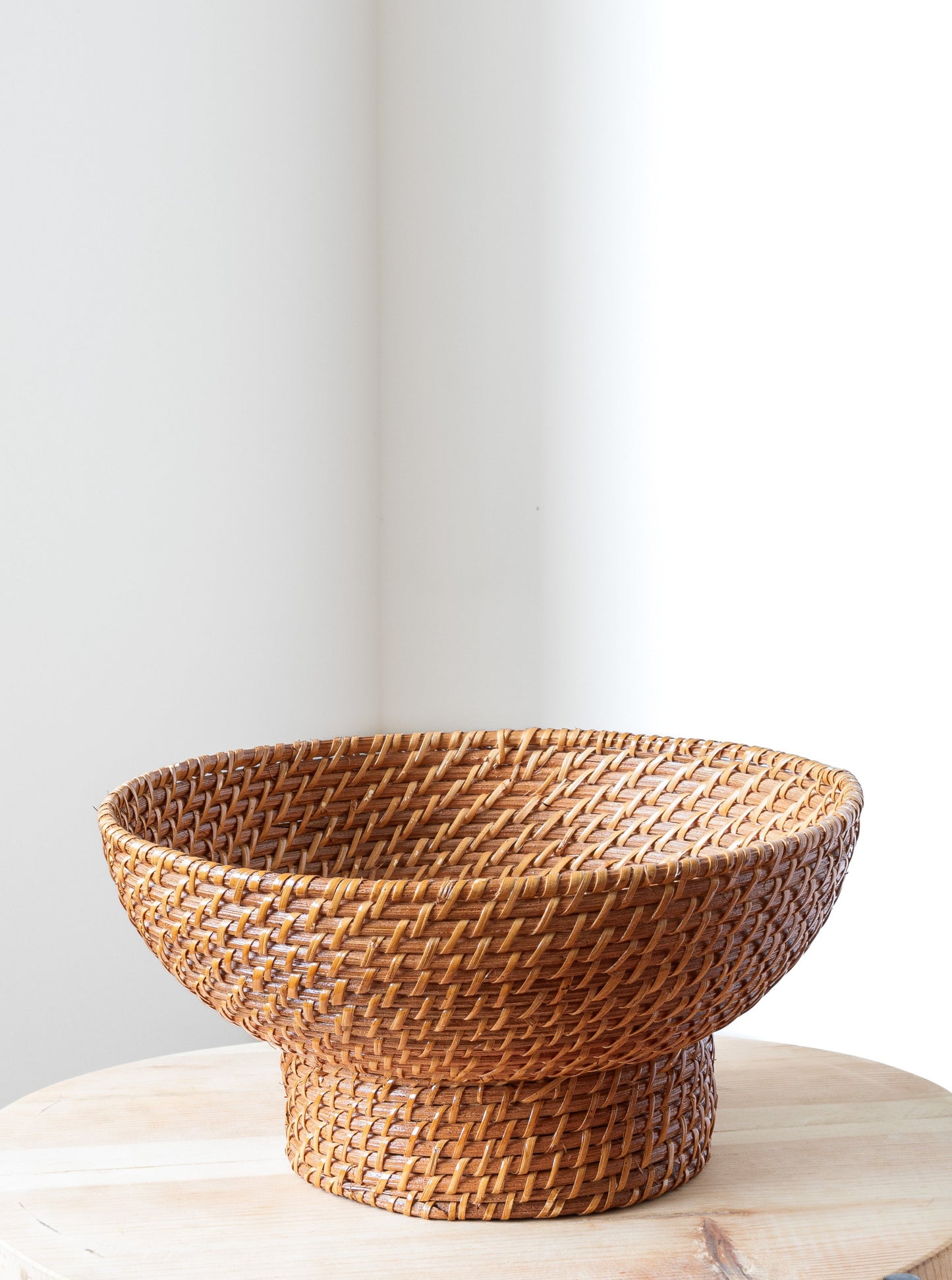 RATTAN FRUIT BOWL