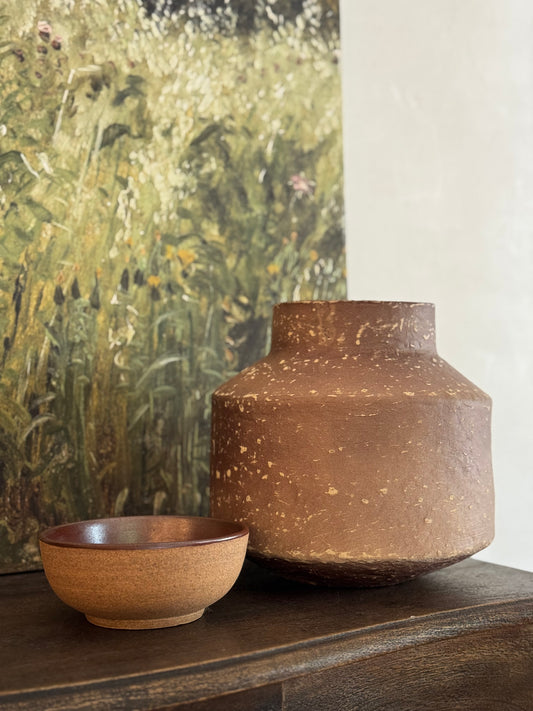 TIA COTTON MACHE VASE