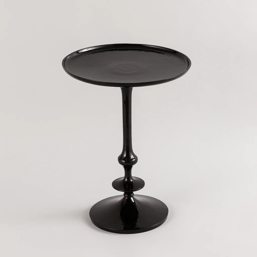 SATURN BLACK SIDE TABLE