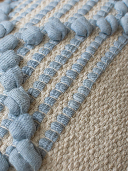 ABDEL CUSHION in BLUE -detail- ALTROVE