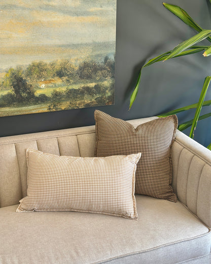 JULES HOUNDSTOOTH CUSHION - styled - ALTROVE