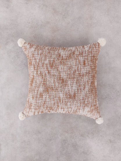LESLIE CUSHION in RUST- cotton cushion cover - ALROVE