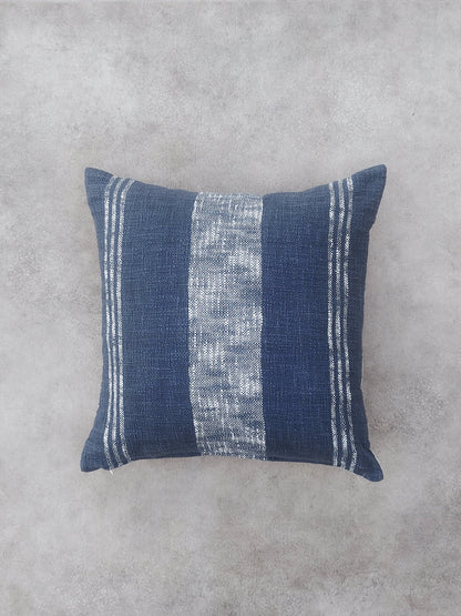 Blue Striped Cushion Cover