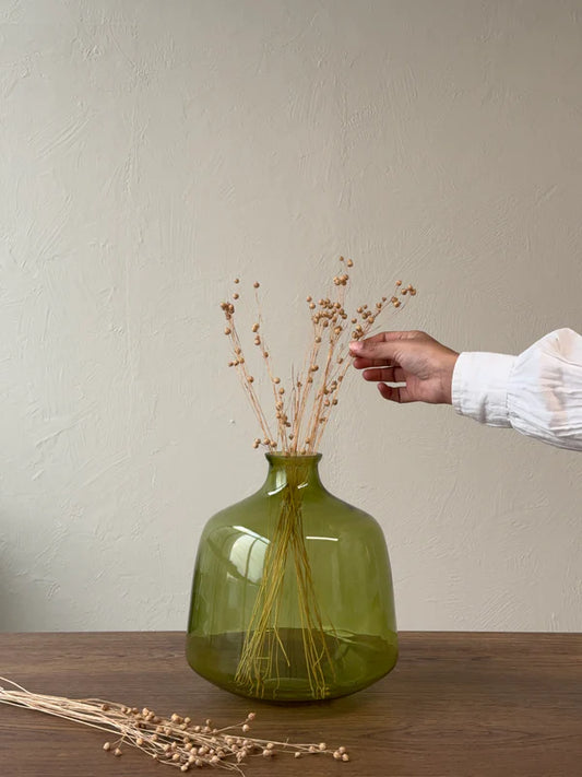 OLIVE MATKA VASE