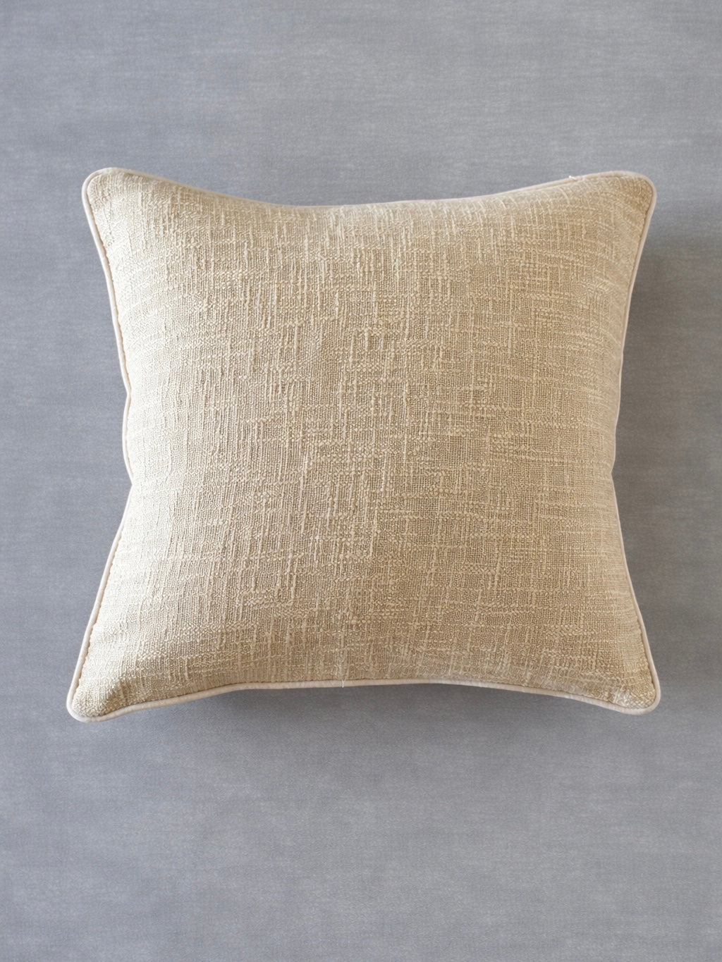 SAMUEL CUSHION in BEIGE - cotton cushion cover - ALTROVE 
