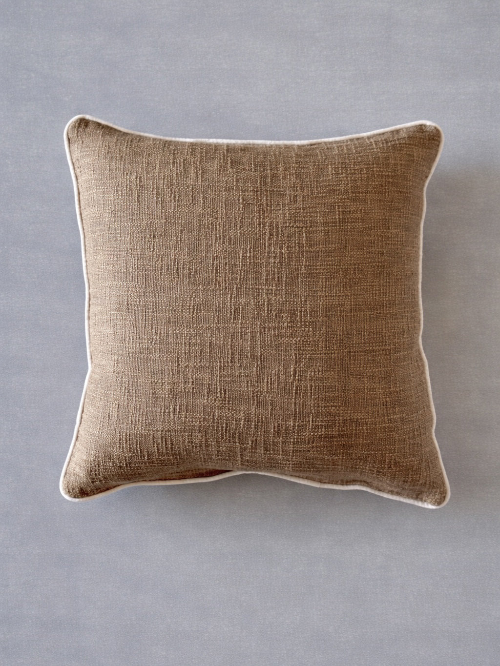 SAMUEL CUSHION in BROWN- cotton cushion cover - ALTROVE 