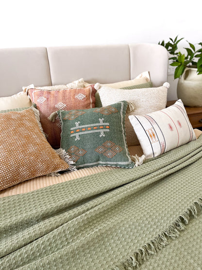 LESLIE CUSHION in BEIGE- styled- ALROVE