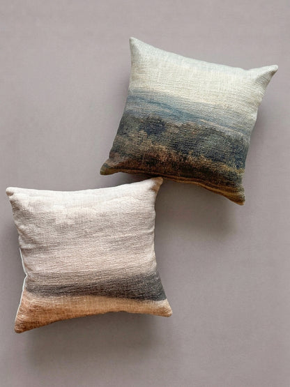 HORIZON CUSHION - cotton cushion cover - ALTROVE