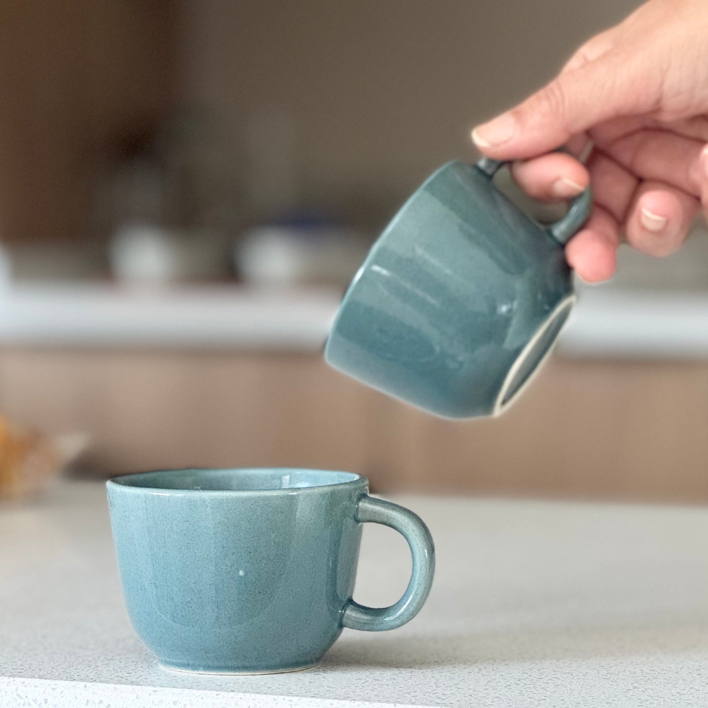 TIDE AND TERRA COFFEE MUGS SET OF 2 - ceramics - LIVINGCLAY
