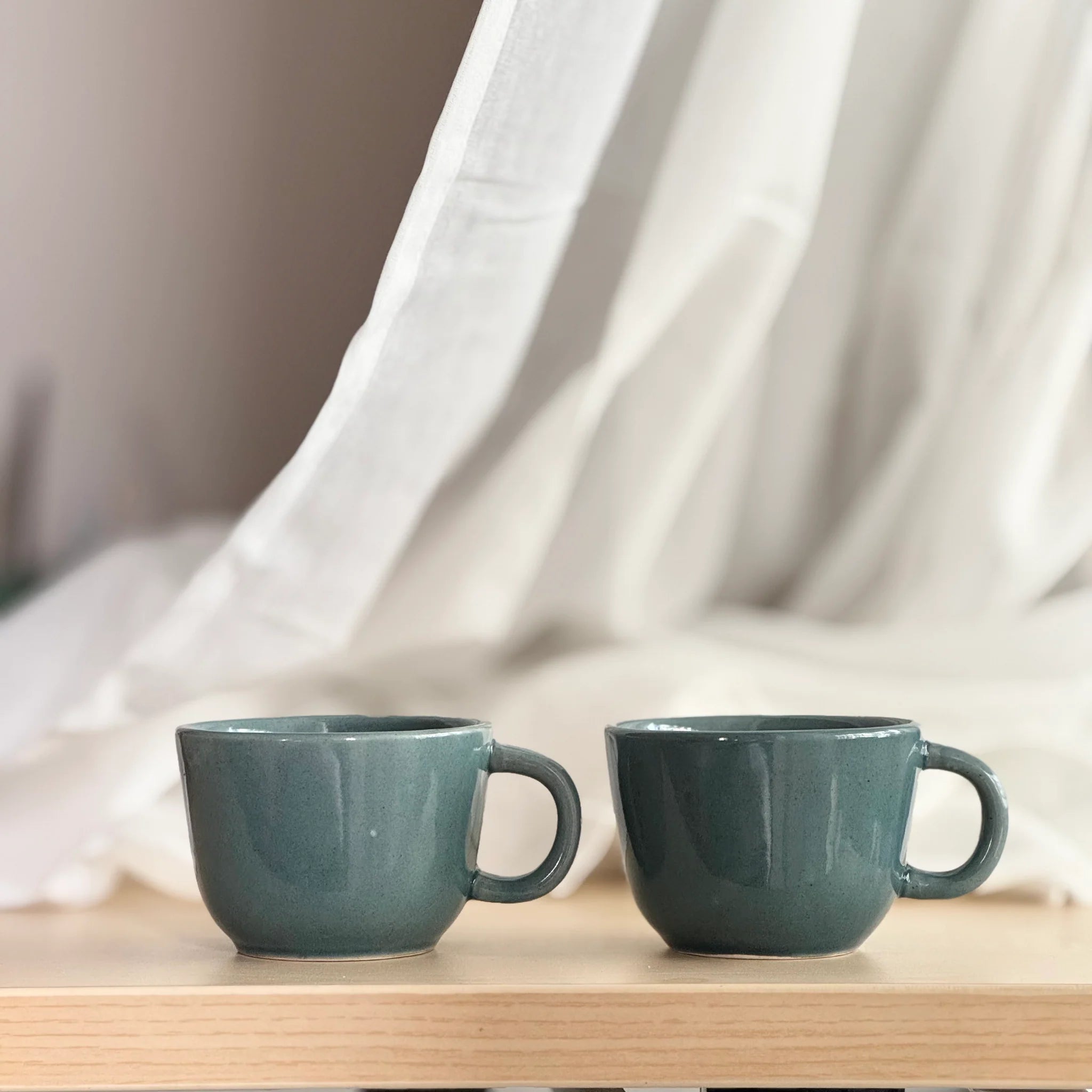 TIDE AND TERRA COFFEE MUGS SET OF 2 - ceramics - LIVINGCLAY