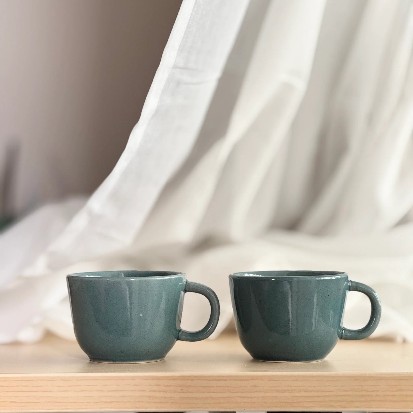 TIDE AND TERRA COFFEE MUGS SET OF 2 - ceramics - LIVINGCLAY